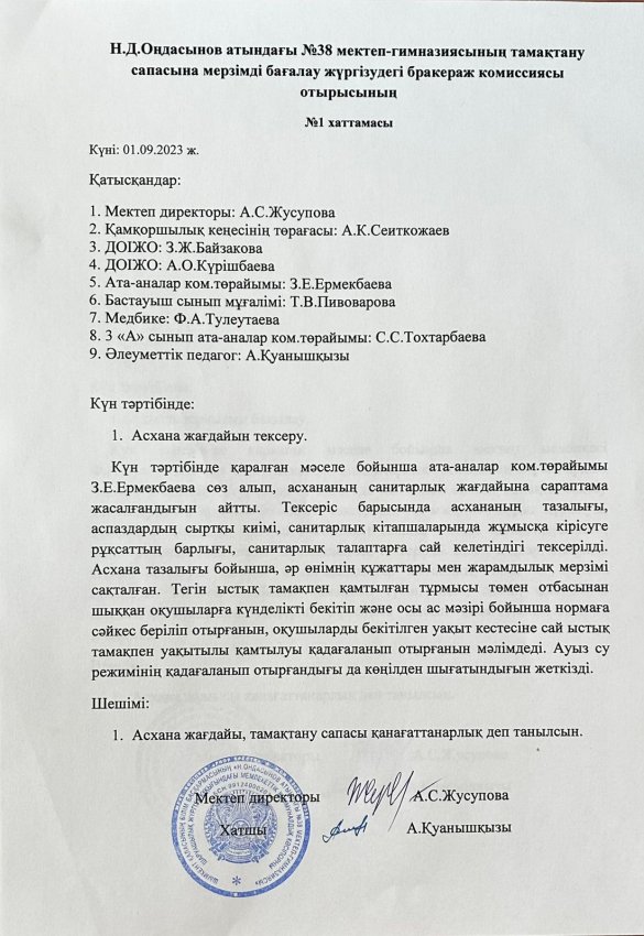 Сапа мониторингі 2023-2024 оқу жылы