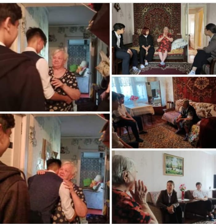«Мейірімділік – жүректен» айлық аясында «Мейірімділік жүректен, қайырымдылық білектен» тақырыбында 9 сынып оқушылары жыл сайынғы дәстүр бойынша қайырымдылық акциясын ұйымдастырды.